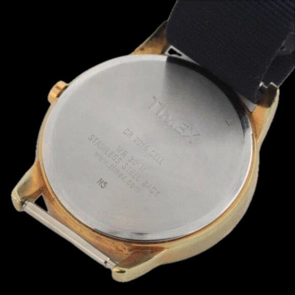Vintage 1970 Timex Indiglo WR30M Men\'s Quartz Wristwatch USA Gold Tone main image 5